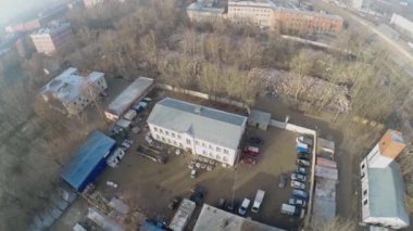 Bina kalıntıları ile kentsel alan  