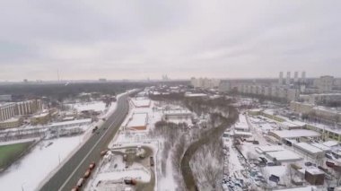 Trafik ve nehir ile kentsel sektör 
