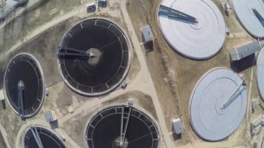 Biyolojik arıtma tesisi sedimantasyon tankları 