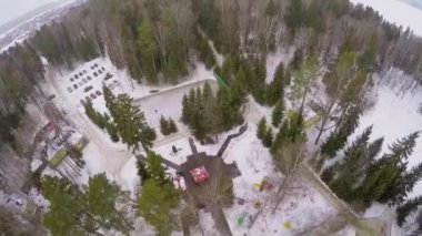 Park yeri ve çocuklar için oyun alanı 