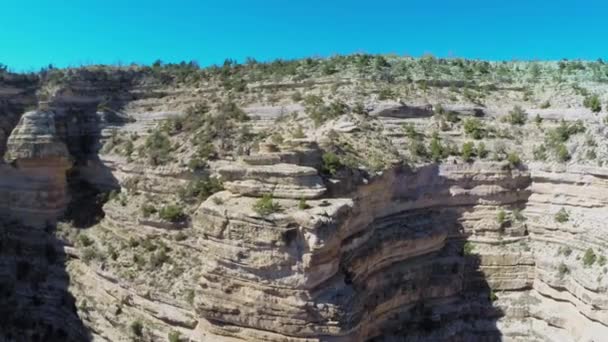 Montagne rocciose nel Grand Canyon — Video Stock