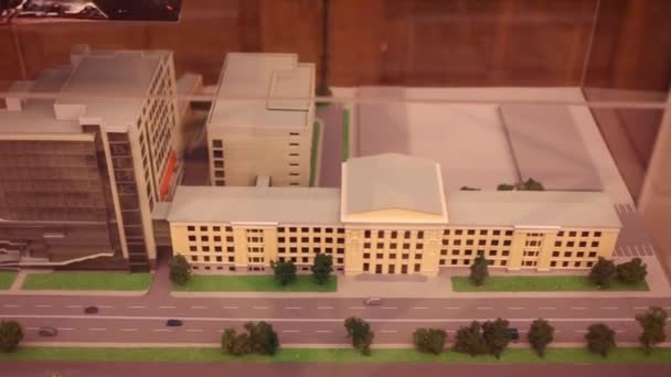 Model of Russian State University of Cinematography — Stock Video