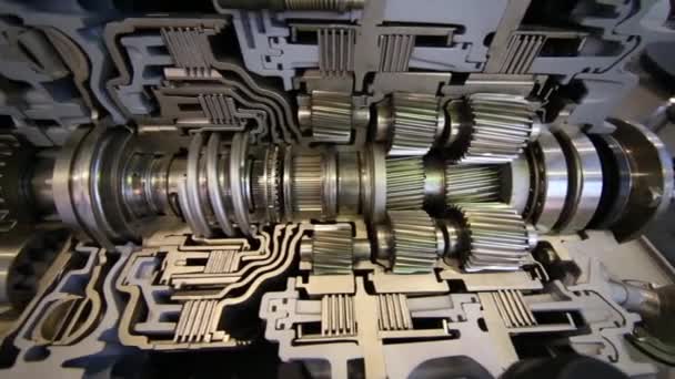 Modern transmission for bus — Stock Video