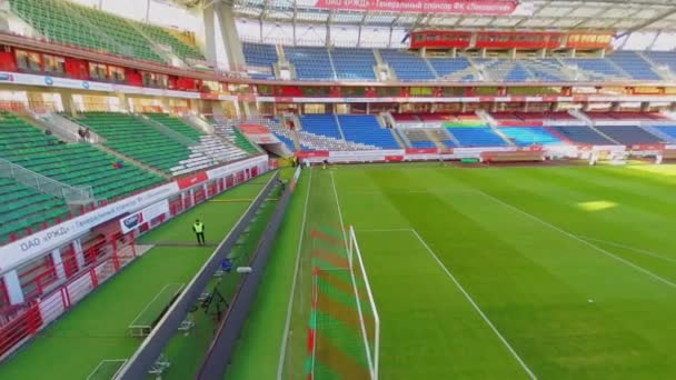 Estádio de futebol Locomotiva — Vídeo de Stock