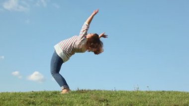 Kız bents geriye dönük