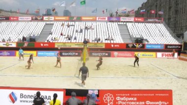 Moskova Grand Slam üzerinde plaj voleybolu