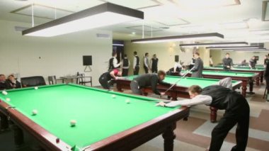 Moskova Şampiyonası Bilardo yarışmacılar