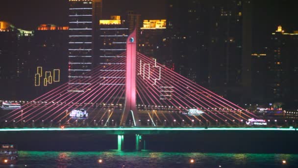 Мост Хайинь — стоковое видео