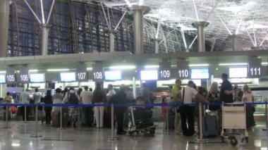 İnsanlar üzerinde uçuş kayıtlı havaalanında da Havaalanı Vnukovo Bagaj üzerinde el