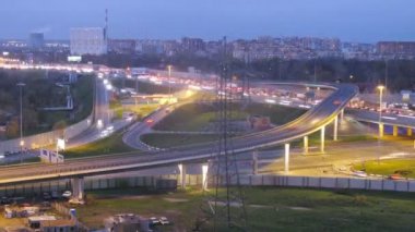 Moskova Çevreyolu otomatik trafik ile