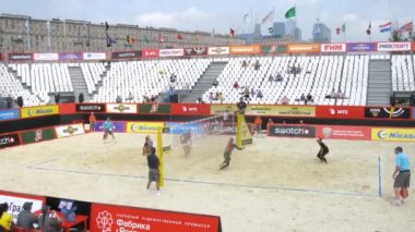 Moskova Grand Slam üzerinde plaj voleybolu