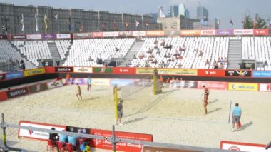 Moskova Grand Slam üzerinde plaj voleybolu