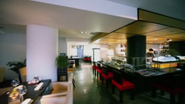 Barmen ve garsonlar Doğu Restoran