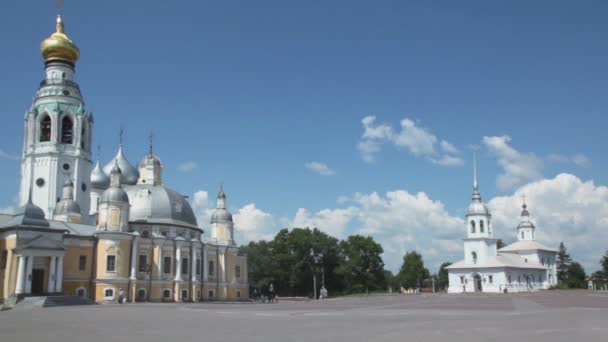 Regionala konstgalleri på Kreml kvadrat — Stockvideo