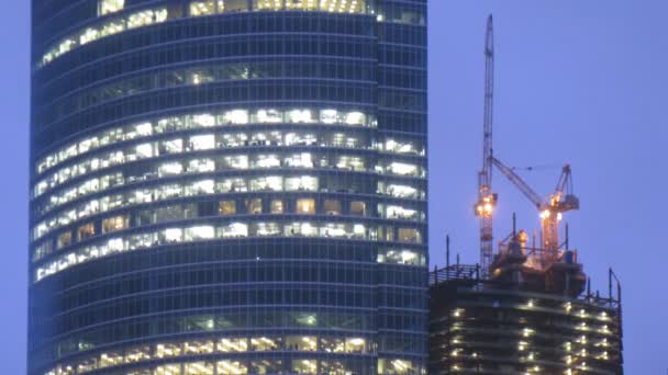 摩天大楼在建设中 — 图库视频影像