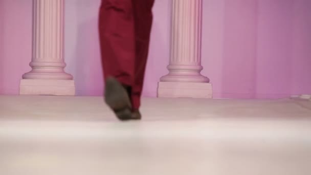 Model walks — Stock Video