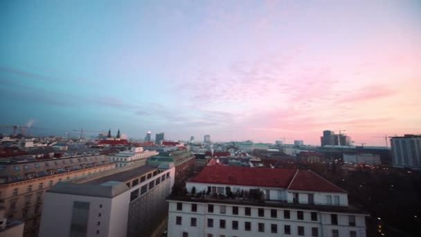 Wien, panoramautsikt — Stockvideo