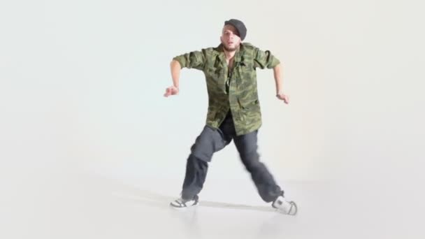 Tancerz hip-hopu — Wideo stockowe