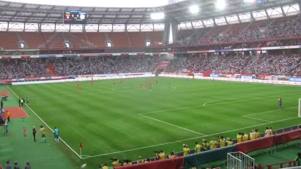 Oroszország-Cote d mérkőzés Ivoire — Stock videók