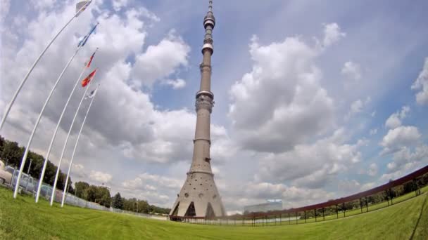 Torre de televisión de Ostankino — Vídeos de Stock