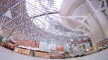 Domodedovo Havaalanı'nda Terminal İnşaat