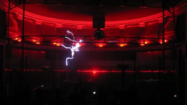 Schöne elektrische Show — Stockvideo