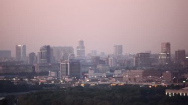Cityscape Berezhkovskaya iskele ve trafik ile