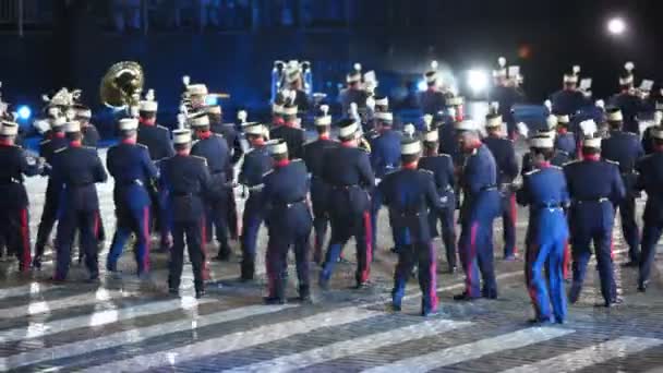 Orquesta de la Guardia Real Española — Vídeo de stock