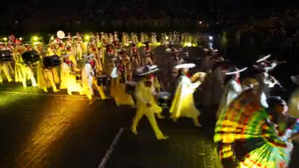 Mexicaanse orkest parade — Stockvideo