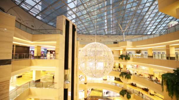 Negozi AFIMALL CITY a Mosca — Video Stock