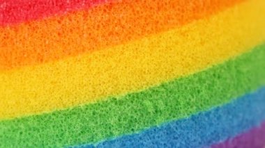 Çok renkli sünger yakın çekim