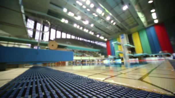 Pool av Sport Complex Olympic — Stockvideo