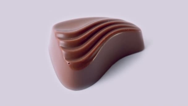Pojedynczy cukierki czekoladowe — Wideo stockowe