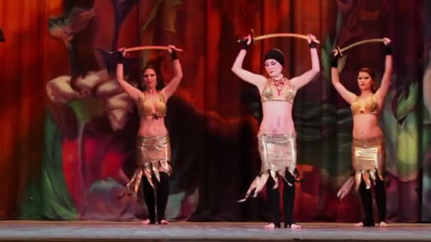 Οι συμμετέχοντες Bellydance ανωτερότητας — Αρχείο Βίντεο