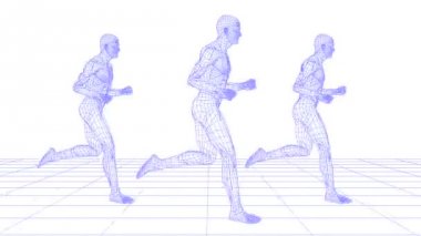 Üç Kablocuların yan görünüm çalışan