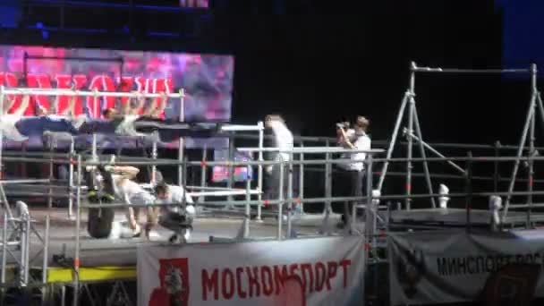 极限运动在 Olimpyskiy 体育场的节日 — 图库视频影像