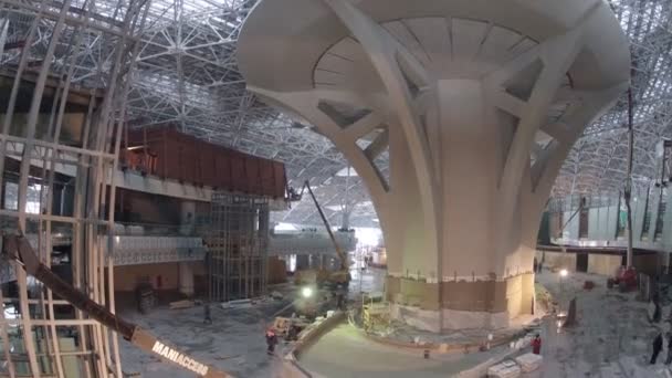 Construction de la tour de contrôle de l'aéroport — Video