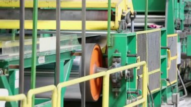 Alüminyum levha rulo üzerinde makine aleti