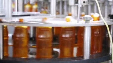 Light bira ile kahverengi şişe