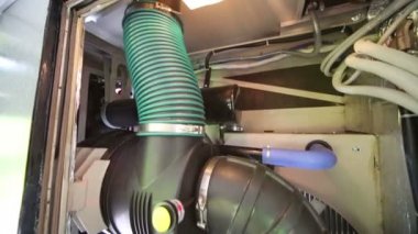 Çalışan hibrid otobüs Klima