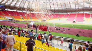 Atletizm yarışmaları ödül töreni