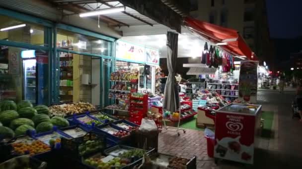食品和蔬菜水果店 — 图库视频影像