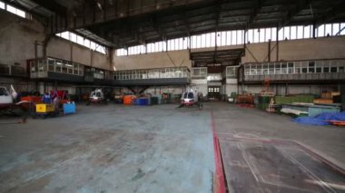 Hangar helikopter Centrospas ekibi ile.