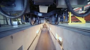 Tekerlek tren vagonları şaseli
