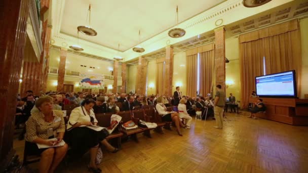 Participantes del Primer Congreso Federal — Vídeos de Stock