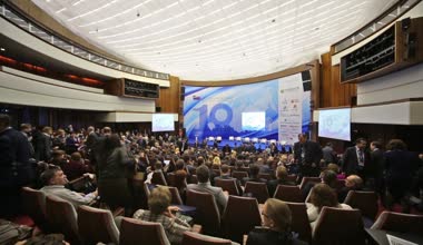 Sahne ve izleyici olarak Forum küçük işletme