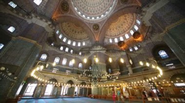 Güzel eski yeni Camii kubbesinde