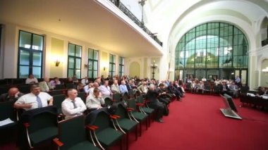 Rusya deniz sanayi Konferansı dinleyici