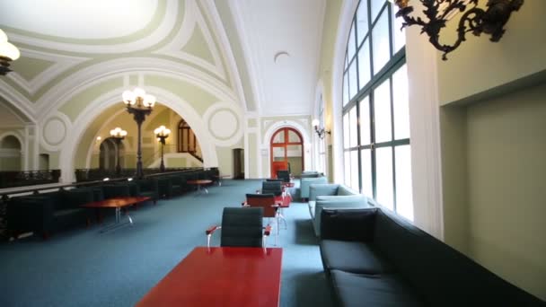 Hall in Commerce and Industrial chamber of Russia — Stock Video