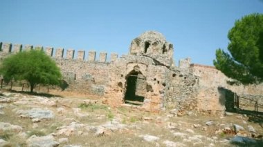 Bizans kilise yobaz Alanya'da